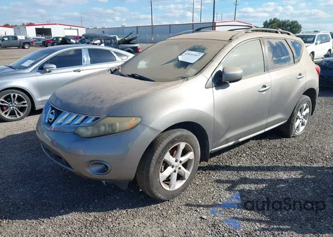 2009 Nissan Murano Sl z USA, uszkodzony, nr VIN JN8AZ18W29W207089
